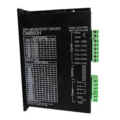 China DM860H Step CNC Stepper Motor Drive Driver Kit 8a for NEMA 34 Motor 150*97.5*53 for sale