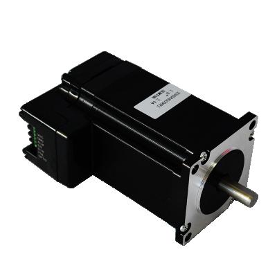 China 84mm Length 3A Current NEMA 23 Integrated High RPM Stepper Motor With 57HS8430D8EI Encoder for sale