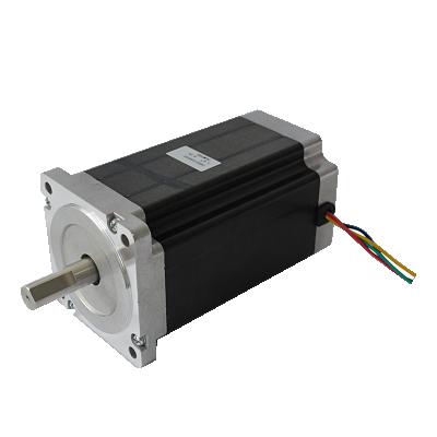 China High Torque NEMA 34 Stepper Motor Shaft 12nm 14mm 2 Phase Lead 6a 4 1.8 Step Motor CNC Kits 86HS15060A4 for sale