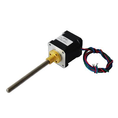 China 110mm Shaft Length Threaded Rod 42HZ4817T8C-11 Threaded Shaft NEMA 17 Hybrid Linear Stepper Motor for sale