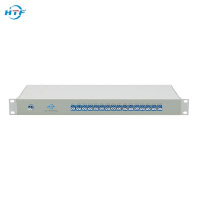 China Cost-effective DWDM Mux Demux channels (support FREE WDM solution DWDM 16 transmission HTF design) expand your fiber capacity for sale