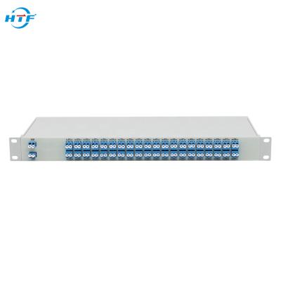 China Transmission HT6000 19 Inch 1U Rack 40CH MUX/DEMUX Gray 5G Data Center Fiber 1U Double Stretch W/-Mon DWDM for sale