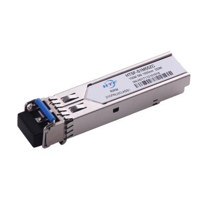 China Switch to Switch Interface 155Mb/s SFP Optical Transceiver Module 1550nm 80km for sale