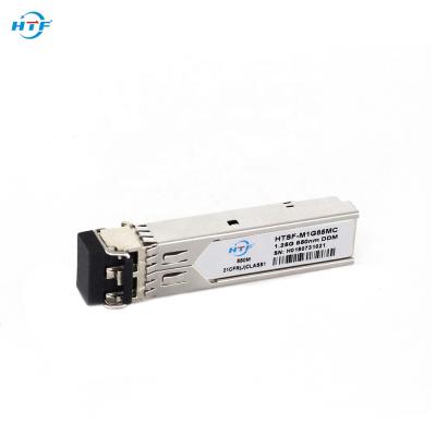 China Switch to Switch Interface HTF SFP 1.25G 850nm 550m Optical Transceiver Module SF+ 1.25GBASE 550M for sale