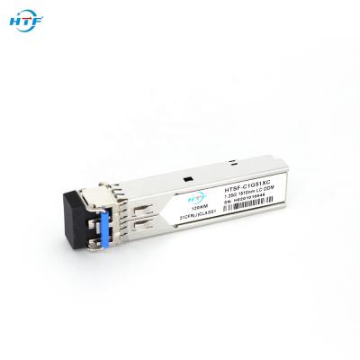 China FTTH FTTB FTTX Network Competitive Price HTF SFP 1.25G CWDM 1510nm 120KM LC DDM Optical Transceiver SFP Module 1.25GBASE Transceiver Module for sale