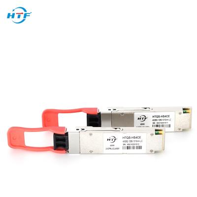 China 100GBASE-ER4 HTF Competitive Price QSFP28-100G-ER4 40km Ethernet 1285~1310nm Switches 40KM Transceiver Module 100g 40km for sale