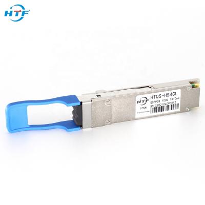 China 100GBASE-ZR4 HTF Competitive Price QSFP28-100G-LR4 1310nm Ethernet Switch Router Application 10KM Transceiver Module 100g 10km for sale