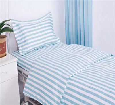 China Hospital Style Sheet Bed Linen Hospital Fitted Set Medical Pleated Blanket Massage Fitted Table Bedspread Sheets for sale