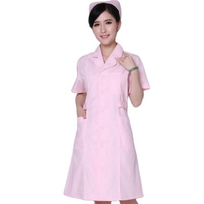 China Best Quality Hot Sale Fashionable Cheap Breathable Nurse Uniform White Dress Hospital Uniforms Nurse Custom Nurse Uniform Short Sleeve Suit for sale