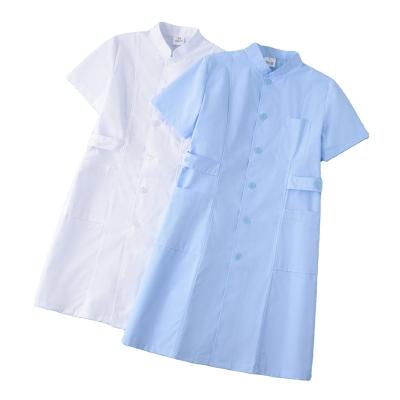 China Hot Selling Anti Pilling Fashion Custom Design White Cotton Doctor Nurse Uniform Hospital for sale