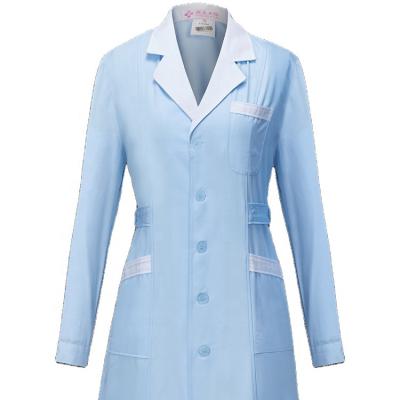 China Lady Uniform Nursing Dress Clinic Beauty Salon Hospital Elegant Medical SPA Uniform Hospital Scrubs Top for sale