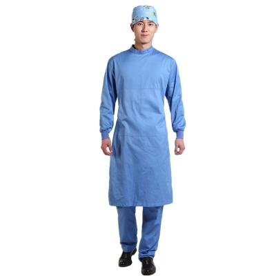 China Reusable Long Sleeves Washable Doctor Surgical Gown Doctor Gown Operating Room Uniform Waterproof and Anti-Static for sale