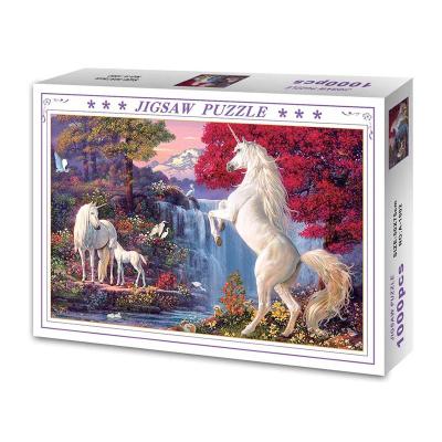 China Educational Toy Diy 1000 / 500 Piece Arrival Personalized Custom Jigsaw Puzzle for sale