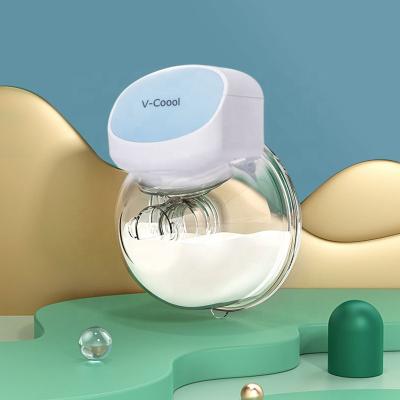 China V-Coool BPA Free Smart Wearable Silicone Feeding Electric Breast Pump Enlargement Unique Portable Hands Free Wearable Breast Pump for sale