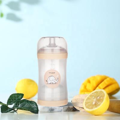 China Wholesale BPA Free Silicone 6Oz Baby Bottle Feeder Squeeze Feeder Bottle V-Coool Bpa Free for sale