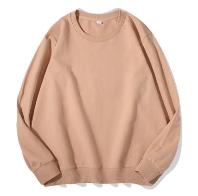 China Autumn Breathable O-Neck Adults Women Men Solid Color M-5XL Long Sleeve Sports Casual Pullover Sweatshirts for sale