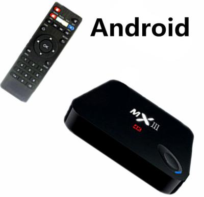 China 1080P XBMC Android 4.4 Smart TV Box MXIII Amlogic S802 1G RAM 8G ROM CE / FCC / ROHS for sale