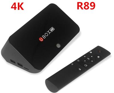 中国 XBMC 4K スマートな TV 箱 RK3288 UBOX R89 GPU 郵便T764、アンドロイド 4.4 TV 箱のクォードの中心 販売のため