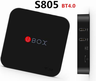 중국 UBOX 인조 인간 똑똑한 텔레비젼 상자 미디어 플레이어 Mxq Amlogic S805 외피 A5 쿼드 중핵 Mali450 판매용