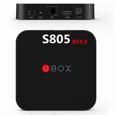 China hardware do córtice A5 H.265 do núcleo do quadrilátero de Amlogic S805 da caixa da tevê de 1080P UBOX à venda