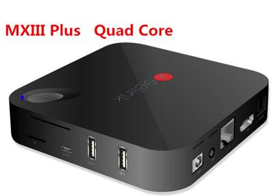 China Home 4 Quad Core Smart TV Box MXIII Plus Amlogic S812 media player  ROHS for sale