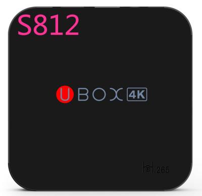 China Andróide esperto 4,4 Media Player de WiFi Amlogic S812 da caixa da tevê do núcleo 4K do quadrilátero de UBOX à venda