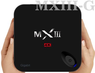 China 1000M LAN Android 5.1 TV BOX HD 1080P MXIII-G RAM 1G / 2G ROM 8G for sale