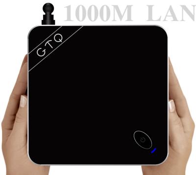 China Black 1000M LAN HD Quad Core Smart TV Box GTQ RAM 2G ROM 8G Amlogic S812 for sale