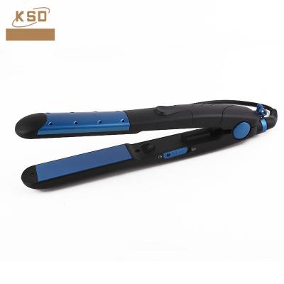 China 2019 New Harmless Steam Household Hair Straightener Brush Hair Flat Iron for sale