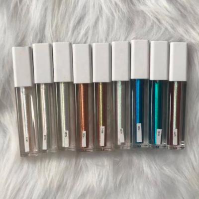 China Waterproof 9 color rainbow shimmer eyeshadow private label low moq shimmer eyeshadow single color in stock without logo for sale