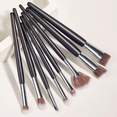 China Angular Blush Long Handle 8pcs Makeup Set Brush Hair Travel Set Contour Base Synthetic Highlight Eyeshadow Make Up Brushes for sale