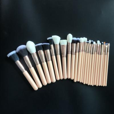 China Angular Blush 25 Pieces Makeup Brushes Professional Luxury Classic Private Label Makeup Artist Low Moq Customized Make Up Brush for sale