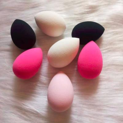 China Powder Or Foundation Drop Shape Makeup Sponge Super Soft Latex Non Blender With Poly Bag for sale