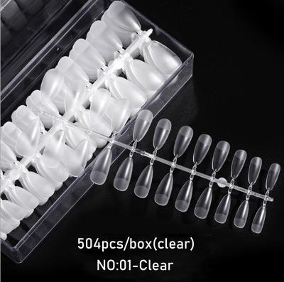 China 504pcs Design False Nails DIY Fake Nail Polish Wholesale Professional Artificial Nails Suppliers For Nail Art for sale