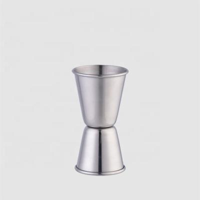 China Factory Direct Custom Simple Japanese Small Stainless Steel 20 40 30 Ml Measure Viable for sale