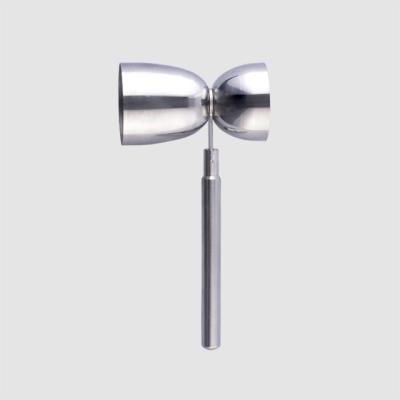 China Viable Creation 30/60ml Stainless Steel Custom Bar Double Small Cocktail Gauge for sale