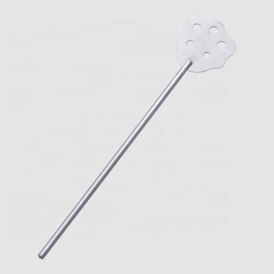 China Viable factory direct 4 inch novelty restaurant cocktail stirrer metal custom cocktail stick for sale