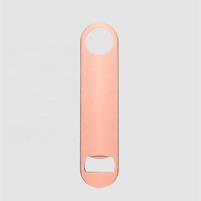 China Factory direct viable rose gold thin mounted key manual can copper stainless steel bottle opener for sale