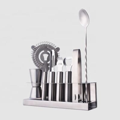 China Stainless Steel Viable Professional Direct Professional Barware Factory Bar Accessories Mixing Tool Kit for sale