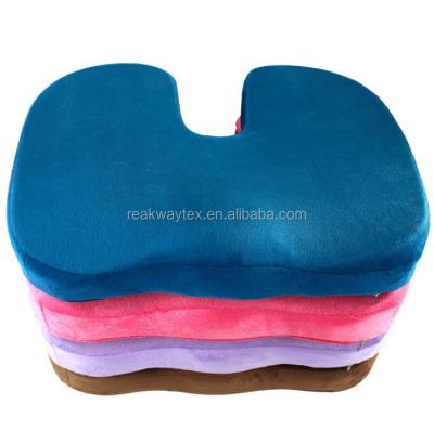 China Orthopedic Cushion Therapeutic Coccyx Massage New Product Memory Foam Car Comfort Foam Cushion for sale