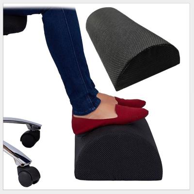 China Amazon Hot Selling Cylinder Massage Half Form Non-Slip Foot Rest Cushion Memory Foam Leg Support for sale