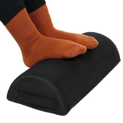 China Amazon Hot Selling Cylinder Massage Half Form Non-Slip Foot Rest Cushion Memory Foam Leg Support for sale