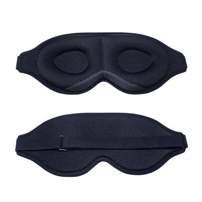 China PORTABLE 3D Contoured 100% Blackout Memory Foam Sleeping Eye Mask for sale