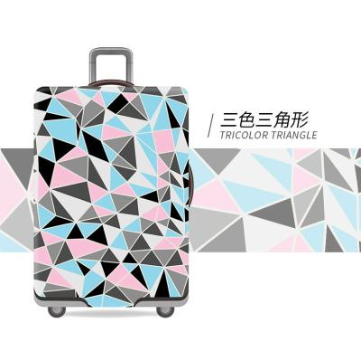 China RW-LC-089-94 2018 New Design RW-LC-089-94 Elastic Fabric Well Fitted Spandex Luggage Cover Perfectly Fashion Custom Waterproof High Elasticity Stretchable Luggage Cover for sale