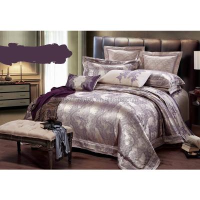 China Disposable Since Home Use Jacquard Bedding Sheet Comforter Cover Set C15045-51 for sale