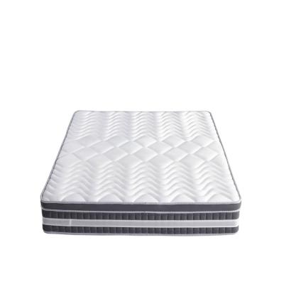 China Super Comfortable Massage Plush Mattress King Size Top Latex Memory Foam 5 Zone Pocket Spring Mattress for sale