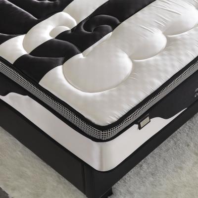 China Guangdong Rucas M02 Narual Latex Gel Sleep Memory Foam Pocket Spring Queen High Density Cooling Mattress for sale