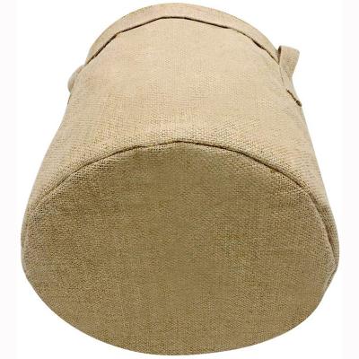 China High quality eco-friendly burlap grow bag plant PE coat jute pots with printing logo for sale