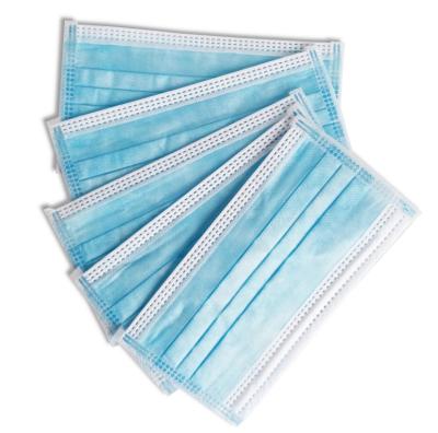 China Large Supply Stock High Protective 3 Layer Non-Woven Fabrics Ear Loop Disposable Protective Face Mask for sale