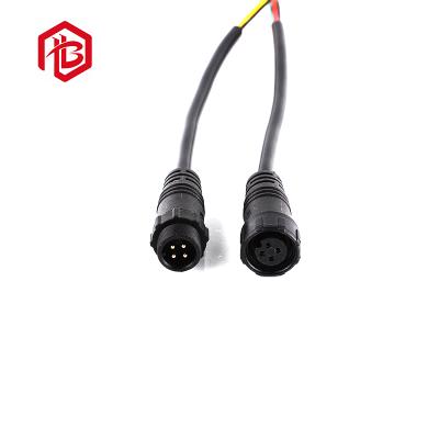 China Automotive Waterproof IP67 / IP68 Nylon Connector M14 Type With Cable 2 Female And Male Male Connector for sale